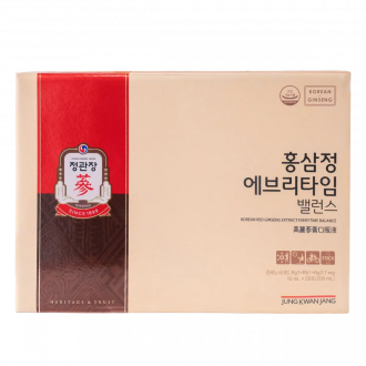 Nước hồng sâm KGC Jung Kwan Jang Everytime Balance 10ml x 20 gói | kgcvietnam.vn
