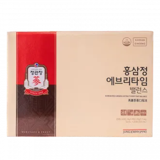 Nước hồng sâm KGC Jung Kwan Jang Everytime Balance 10ml x 20 gói | kgcvietnam.vn