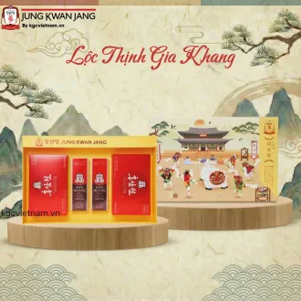 Bộ Quà Tặng Hồng Sâm KGC Jung Kwan Jang Lộc Thịnh Gia Khang
