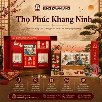 Hộp Quà Tặng Hồng Sâm VIP KGC Jung Kwan Jang Thọ Phúc Khang Ninh