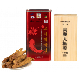 Thiên Sâm Chính Phủ Hàn Quốc Củ Khô VVIP 300g 10 củ