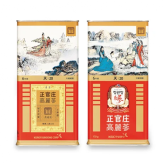 Thiên sâm củ khô KGC Jung Kwan Jang HEAVEN ROOTS 150g số 20 (hộp 7 củ)
