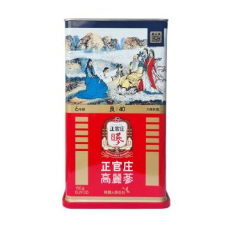 Hồng sâm củ khô KGC Jung Kwan Jang 150g số 40 (hộp 12 củ)