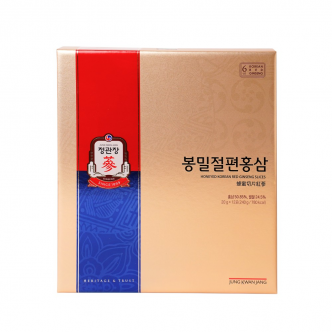 Hồng Sâm Lát Tẩm Mật Ong Chính Phủ KGC 20g X 12 Gói | Jung Kwan Jang | Kgcvietnam.vn