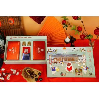 Hộp quà tặng hồng sâm cao cấp KGC Jung Kwan Jang Thuận Phong Vạn Lý | kgcvietnam.vn
