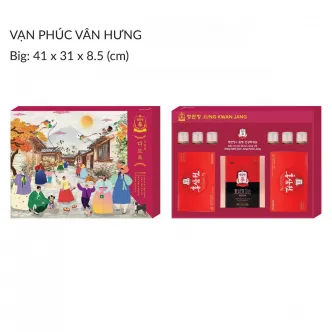 Hộp quà tặng hồng sâm KGC Jung Kwan Jang Vạn Phúc Vân Hưng