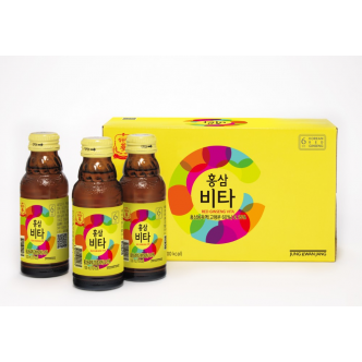 Nước uống tăng lực hồng sâm KGC Jung Kwan Jang Vita 100ml x 10 chai | kgcvietnam.vn