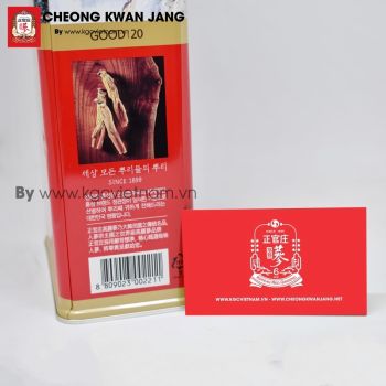 Hồng sâm củ khô KGC Hàn Quốc 600g số 20 | kgcvietnam.vn