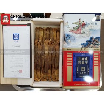 Hồng sâm củ khô KGC Hàn Quốc 600g số 20 | kgcvietnam.vn