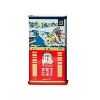 Hồng sâm củ khô KGC Jung Kwan Jang 150g số 20( Hộp 7 củ)