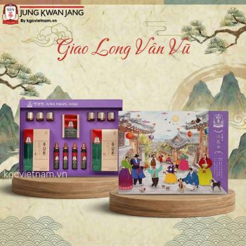 Hộp Quà Tặng Hồng Sâm Cao Cấp Jung Kwan Jang KGC GIAO LONG VÂN VŨ