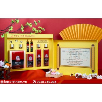 Hộp quà tặng hồng sâm KGC Jung Kwan Jang Phúc Lộc Trường Xuân
