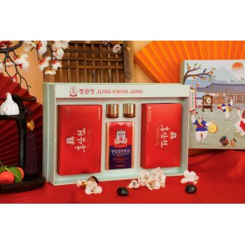 Hộp quà tặng hồng sâm cao cấp KGC Jung Kwan Jang Thuận Phong Vạn Lý | kgcvietnam.vn