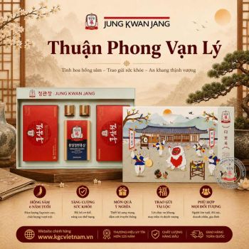 Hộp quà tặng hồng sâm cao cấp KGC Jung Kwan Jang Thuận Phong Vạn Lý