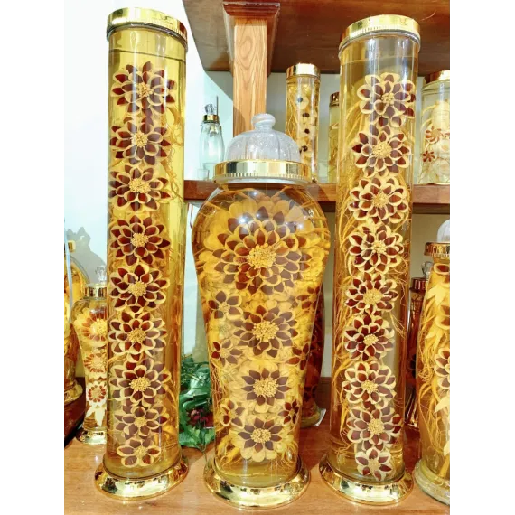 Bộ bình rượu hoa sâm 91 lít