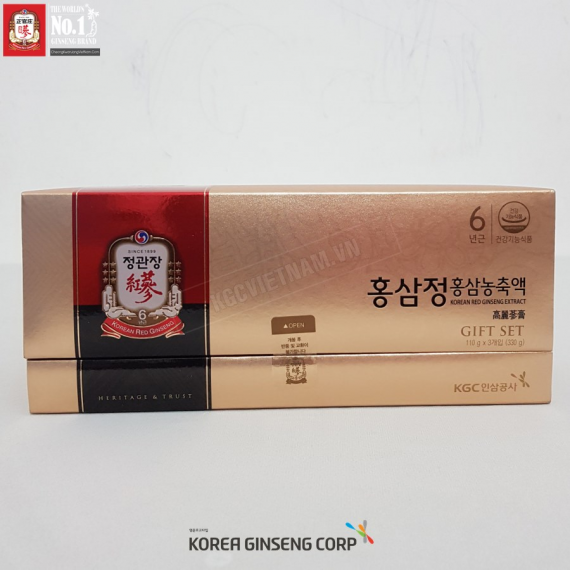 Cao hồng sâm chính phủ KGC Hàn Quốc 110g x 3 lọ | kgcvietnam.vn
