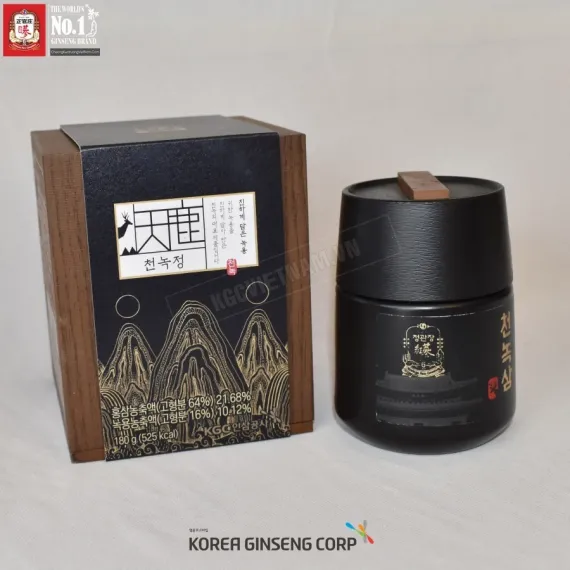 Cao Hồng Sâm Nhung Hươu Chính Phủ KGC Hàn Quốc 180g x 1 lọ | Jung Kwan Jang | kgcvietnam.vn