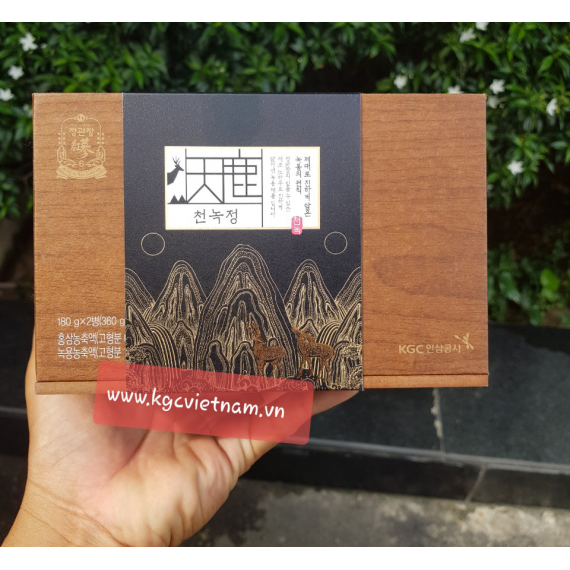 Cao hồng sâm nhung hươu KGC - Jung Kwan Jang 180g x 2 lọ | kgcvietnam.vn