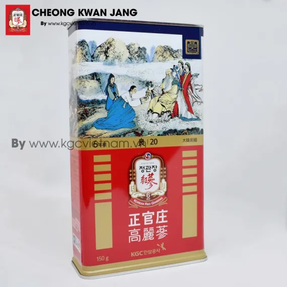 Hồng Sâm Củ Khô KGC Hàn Quốc  150 gam 7 củ số 20 | kgcvietnam.vn