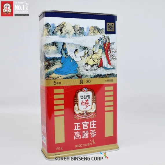 Hồng Sâm Củ Khô Jung Kwan Jang Hàn Quốc 150 gam số 20( hộp 7 củ) | kgcvietnam.vn Hồng Sâm Củ Khô Jung Kwan Jang Hàn Quốc 150 gam số 20( hộp 7 củ) | kgcvietnam.vn