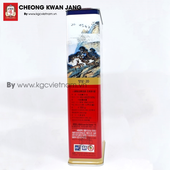 Hồng sâm củ khô KGC Jung Kwan Jang Hàn Quốc 300g số 20 | kgcvietnam.vn