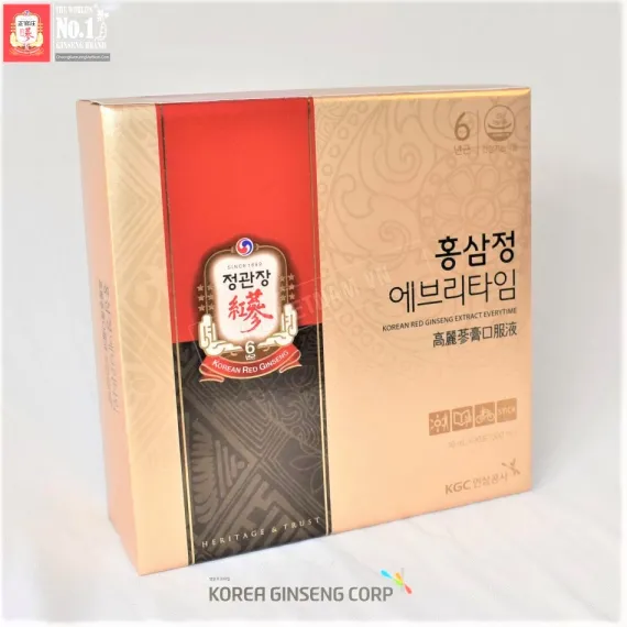 Nước hồng sâm Jung Kwan Jang - KGC Everytime 10ml x 30 gói | kgcvietnam.vn