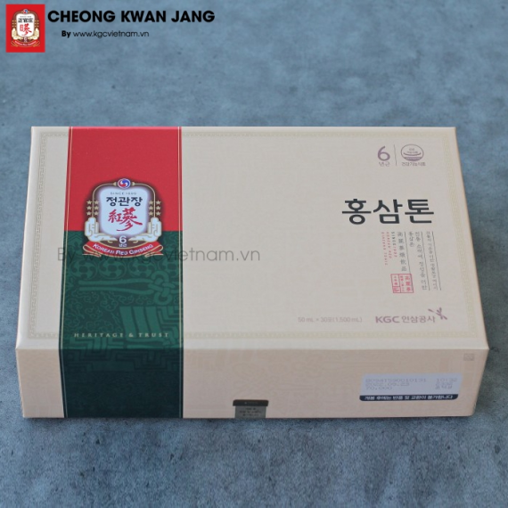 Nước hồng sâm Tonic Mild KGC 50ml x 30 gói | kgcvietnam.vn