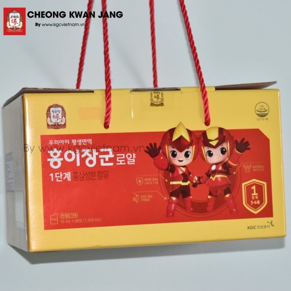 Nước hồng sâm trẻ em KGC Cheong Kwan Jang 15ml x 90 gói số 1 mẫu mới 2021