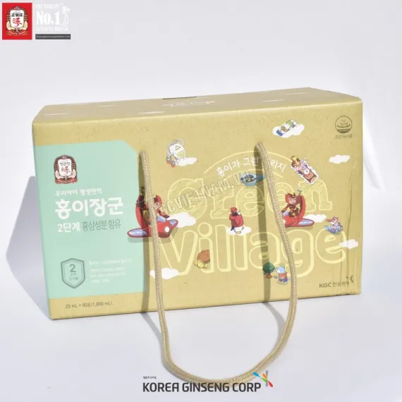 Nước hồng sâm trẻ em KGC Jung Kwan Jang 20ml x 90 gói số 2 | kgcvietnam.vn