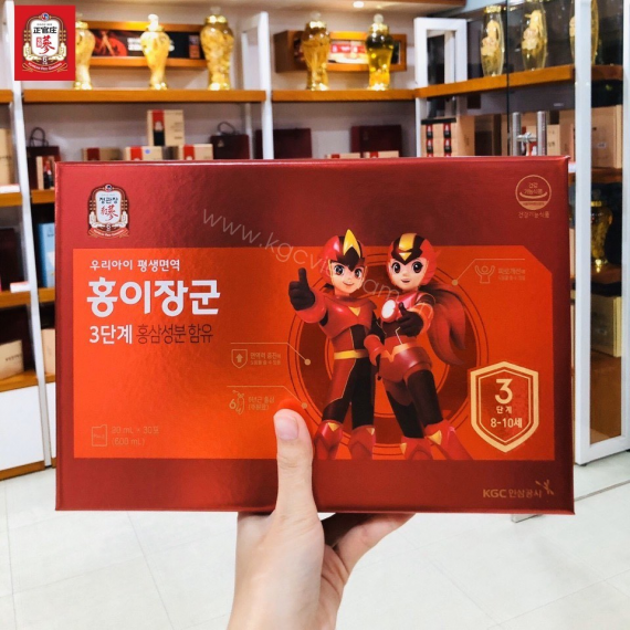Nước hồng sâm trẻ em KGC Hàn Quốc 20ml x 30 gói số 3 | kgcvietnam.vn