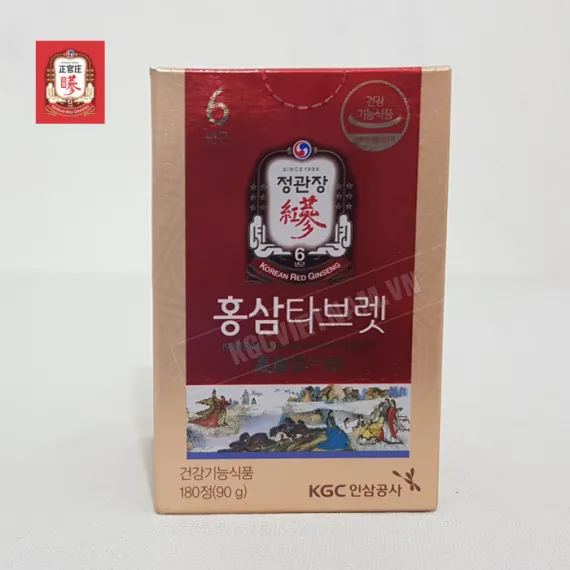 Bột hồng sâm KGC - Jung Kwan Jang dạng viên nén 90g x 180 viên | kgcvietnam.vn