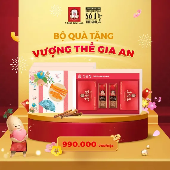 Bộ Quà Tặng Hồng Sâm KGC Cheong Kwan Jang Vượng Thể Gia An Bộ Quà Tặng Hồng Sâm KGC Cheong Kwan Jang Vượng Thể Gia An