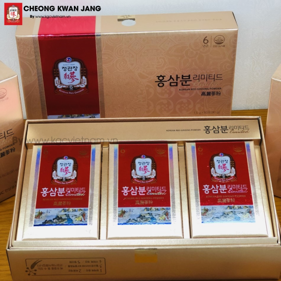 Bột hồng sâm Cheong Kwan Jang Hàn Quốc 1,5 gam x 60 gói