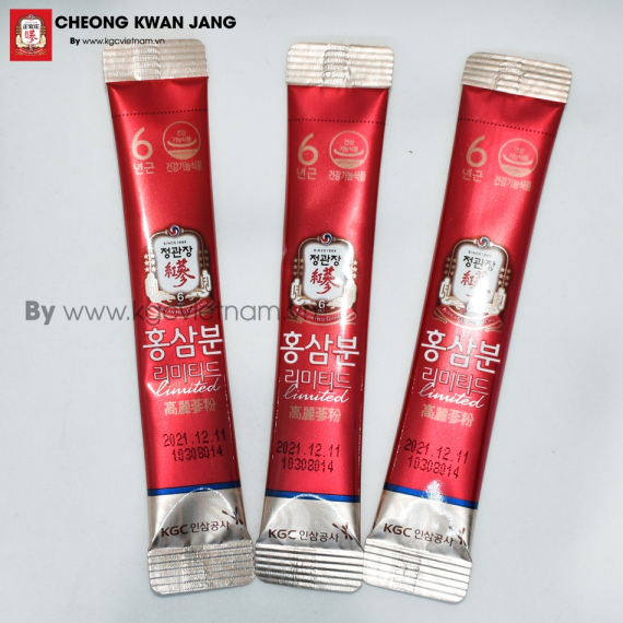 Bột hồng sâm Cheong Kwan Jang Hàn Quốc 1,5 gam x 60 gói