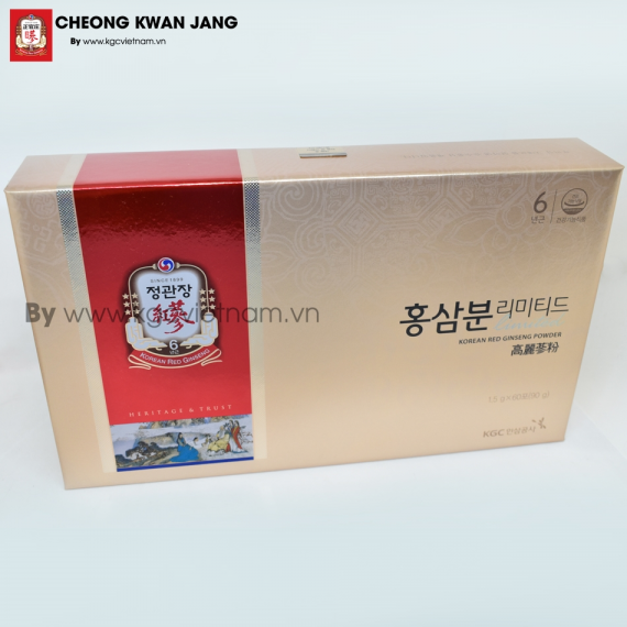 Bột hồng sâm Cheong Kwan Jang Hàn Quốc 1,5 gam x 60 gói