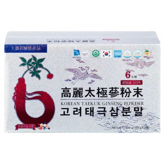 Bột Thiên Sâm Chính Phủ Hàn Quốc Premium 100g x 3 lọ