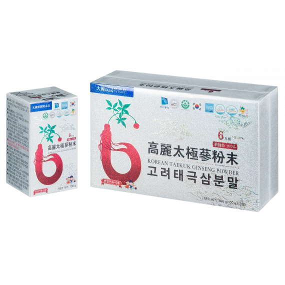 Bột Thiên Sâm Chính Phủ Hàn Quốc Premium 100g x 3 lọ