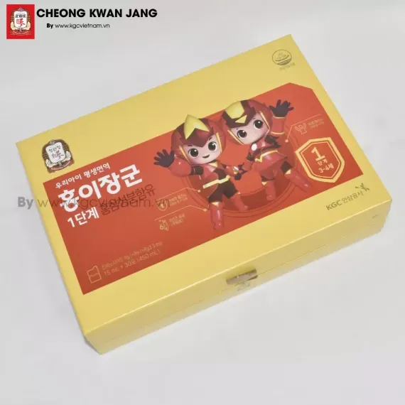 Nước hồng sâm trẻ em KGC Jung Kwan Jang 10ml x 30 gói số 1 | kgcvietnam.vn