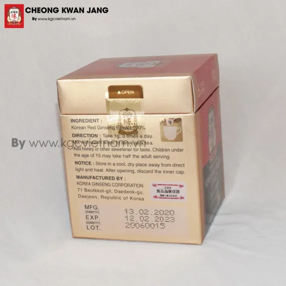 Cao hồng sâm Jung Kwan Jang - KGC 100gr | kgcvietnam.vn