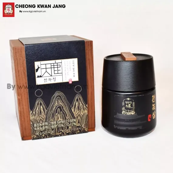 Cao Hồng Sâm Nhung Hươu Chính Phủ KGC Hàn Quốc 180g x 1 lọ | Jung Kwan Jang | kgcvietnam.vn