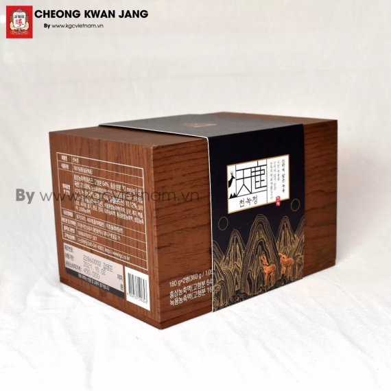 Cao hồng sâm nhung hươu KGC - Jung Kwan Jang 180g x 2 lọ | kgcvietnam.vn