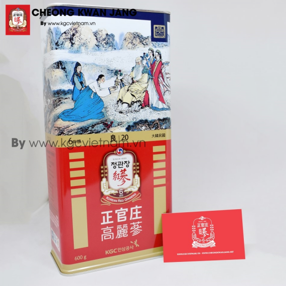 Hồng sâm củ khô KGC Hàn Quốc 600g số 20 | kgcvietnam.vn