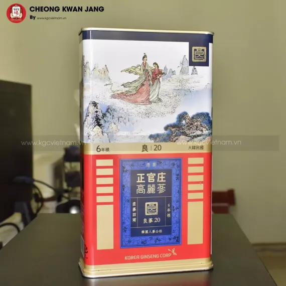 Hồng Sâm Củ Khô Cheong Kwan Jang Hàn Quốc 150 gam số 20( hộp 7 củ)