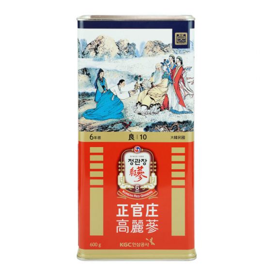 Hồng sâm củ khô KGC Cheong Kwan Jang 600g số 10 (14 củ)