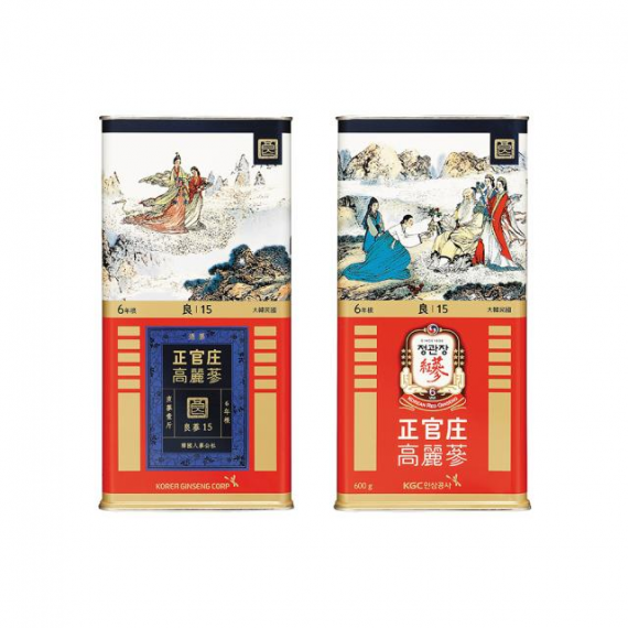 Hồng sâm củ khô KGC Jung Kwan Jang 600g số 15 (hộp 19 củ) | kgcvietnam.vn