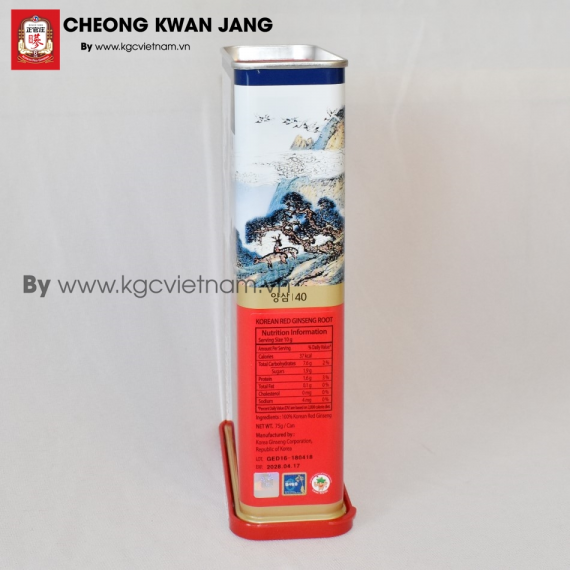 Hồng sâm củ khô KGC Hàn Quốc 75gr số 40 | kgcvietnam.vn