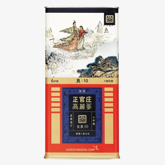 Hồng sâm củ khô KGC Cheong Kwan Jang 600g số 10 (hộp 14 củ)