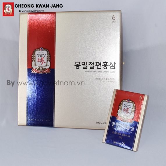 Hồng sâm lát tẩm mật ong KGC Jung Kwan Jang 20g x 12 gói