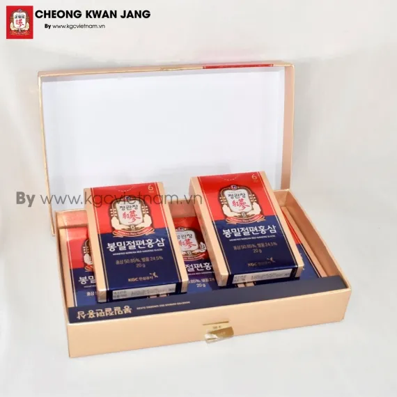 Hồng sâm lát tẩm mật ong Jung Kwan Jang 20g x 6 gói | kgcvietnam