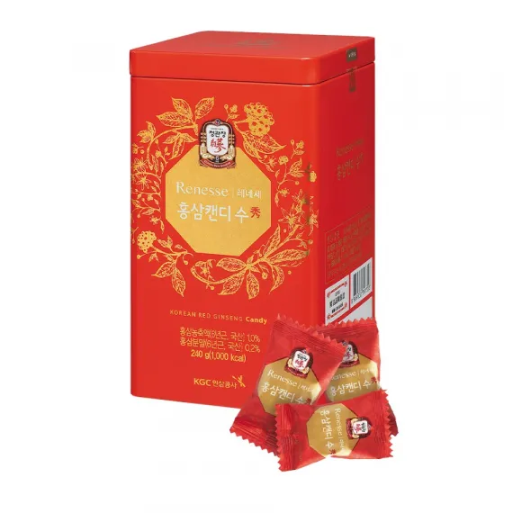 Kẹo Hồng Sâm Có Đường KGC Hàn Quốc 240g